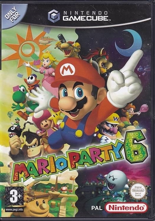 Mario Party 6 - Mangler Manual - Nintendo GameCube (B Grade) (Genbrug)